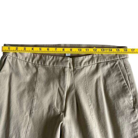J.Jill Women’s Stretch Tapered Pants Sz16 Beige Ankle Length Pull-On Comfort Fit - Picture 6 of 8